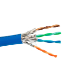 Keerdpaarkaabel Cat6 U/FTP 4x2x0,5 &uuml;hekiuline 23AWG LSZH B2ca sinine 500m/rull