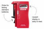 Patareitester 1.5V - 9V AMP BAT-250