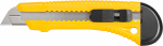 Nuga murtavate teradega 18mm, plastik-metall, kollane (vahetusterad WEN77108)