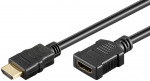 HDMI pikenduskaabel 1.0m + Ethernet, 4K 3840x2160p@60Hz