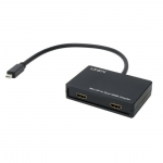 Mini DisplayPort splitter 1 sisse/ 2 v&auml;lja HDMI (F), 3840x1200, (1920x1200 splitter mode)