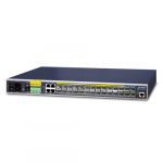 Switch: 14 x 100/1000Mbps SFP, 4 x Shared SFP 100/1000X, 10 x 10-Port 1G/2.5G SFP, 4 x 10G SFP+, Layer 3