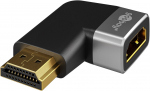 Adapter HDMI (M) - (F),270&deg; nurgaga paremale, 8K 7680x4320@60Hz, Goobay plus