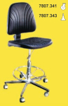 T&ouml;&ouml;tool ESD 500/700, adjustable back-rest angle, jalatugi, ratastega