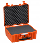 Kohver 474x415x214mm, veekindel, oranž, vahuga, IP67, 4.7kg