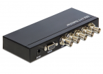 BNC splitter, 4 BNC (F) 3G-SDI sisse , 1 BNC (F) 3G-SDI v&auml;lja