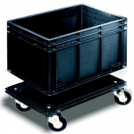 ROLLBOX 64F conductive trolley for NEWBOX 600x400- 2 wheels with brake