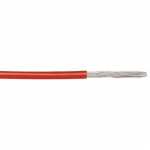 Montaažijuhe 0,09mm&sup2;, punane AWG28 PTFE 600V h&otilde;betatud vask -60&deg;C&hellip;200&deg;C UL1213 30,5m