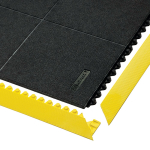 Cushion Ease Solid libisemisvastane kiviklibu mustriga ESD matt, must, 19mm paksune, 91x91cm
