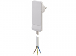 Toitepistik CEE7/7 1.5m, Flat Plug, valge