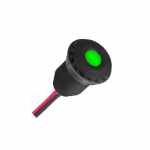 LED indikaator, roheline, 2,2V, 10 mm, 20 mA, IP67