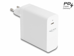 USB laadija 1 x USB-C PD, 100 - 240V > 5V - 20V, 3A, 140W, GaN, valge