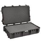 Relvakast 1178x725x287mm, veekindel, must, vahuga, ratastega, 20.4kg
