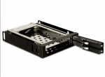 Mobile Rack HDD/SSD paigaldamiseks: 2 x 2.5&Prime; HHD/SSD, hotswap, 3.5&Prime;