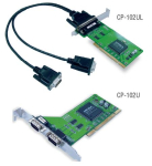 RS-232 PCI kaart, Low Profile, 2 porti + DB9M kaabel