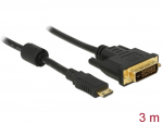 HDMI mini-C - DVI-D kaabel 1920x1200@60Hz 3.0m