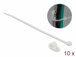 Kaablisidemed klambriga 200 x 4.8mm, valged (10tk)