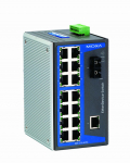 Switch: 15 x 10/100BaseT(X), 1 x 100BaseFX multi-mode SC, -40 kuni 75&deg;C, mittemanageeritav DIN