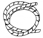 Kaablispiraal 4...20mm, must 25m/pk