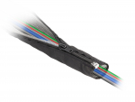 Kaablir&uuml;&uuml;s 30mm, must, 3.0m elektromagnetilise kiirgus kaitsega, kuumakindel, lukuga