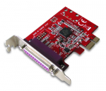 PCIe Low Profile Parallel kaart, 1 port
