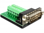 &Uuml;leminek Sub-D 15pin (M) - Terminal Block 16pin