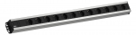Toitepaneel 12 kohta Schuko 2.0m 792x74x45mm must/hall