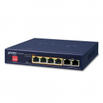 Switch: 4 x 10/100/1000Mbps PoE+, 2 x 10/100/1000Mbps, 65W PoE budget