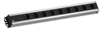 Toitepaneel 9 x Schuko 2.0m 619x74x45mm must/hall