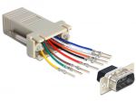 &Uuml;leminek Sub-D 9pin (M) - RJ45 (F) &uuml;hendamiskomplekt, hall