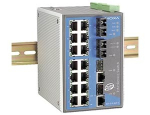 Switch: 14 x 10/100BaseT(X), 2 x 100BaseFX single-mode SC kuni 80km, 2 x 10/100/1000BaseT(X) v&otilde;i 1000BaseSFP, 0 kuni 60&deg;C