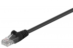 V&otilde;rgukaabel Cat5e UTP 0.5m, must, CCA