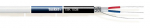 DMX kaabel 2x0.35mm&sup2;, 110&Omega;, valge, OFC, PVC, 100m/rull
