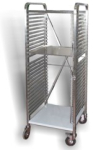 TRAY HOLDER - Support post pair, 38 rails, 1520(H)x660(P)