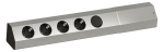 Toitepaneel Casia 4 x CEE7/3, l&uuml;litiga, 457 x 69 x 91mm, hall