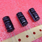 Elektrol&uuml;&uuml;t kondensaator 470uF 50V 105&deg;C 16x15mm