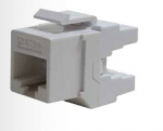 Modularpesa RJ45 Cat5e varjestamata valge