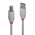 USB 2.0 kaabel A - B 5.0m, ANTHRA, hall