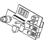 Varuosa. CIRCUIT BOARD CONTROL WDD81V