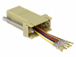 &Uuml;leminek Sub-D 9pin (F) - RJ45 (F) &uuml;hendamiskomplekt, hall