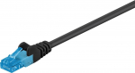 V&otilde;rgukaabel Cat6a UTP 0.25m, must, LSZH, CU