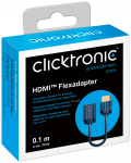 Adapter HDMI (F) - HDMI (M), 4K 50/60@2160p, 0.1m