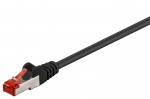 V&otilde;rgukaabel Cat6 S/FTP 0.15m, must, PiMF, LSZH, CU