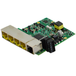 Korpuseta 5 x PoE+ 10/100/1000BaseT(X), 44 VDC - 57 VDC, -40&deg;C kuni +80&deg;C