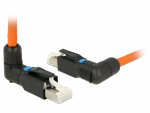 Modularpistik RJ45 Cat6a &uuml;hekiulisele/mitmekiulisele, 24-26 AWG 22-23 AWG, t&ouml;&ouml;riistavaba, nurgaga