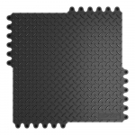 De-Flex ESD matt, must, 19mm paksune, 45x45cm, 8tk/pakk