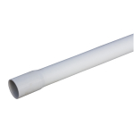 Plasttoru 20mm, 3.0m, hall, j&auml;tkumuhviga