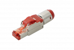 Modularpistik RJ45 Cat6a &uuml;hekiulisele/mitmekiulisele 22-26 AWG t&ouml;&ouml;riistavaba