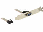 Slot Bracket - 1 x Serial DB9, 0.27m