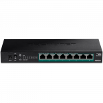 PoE Switch: 8 x 10/100/1000/2500Mbps PoE+. 100W
